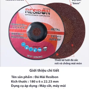 Đá mài Resibon 180 x 6 x 22.23mm